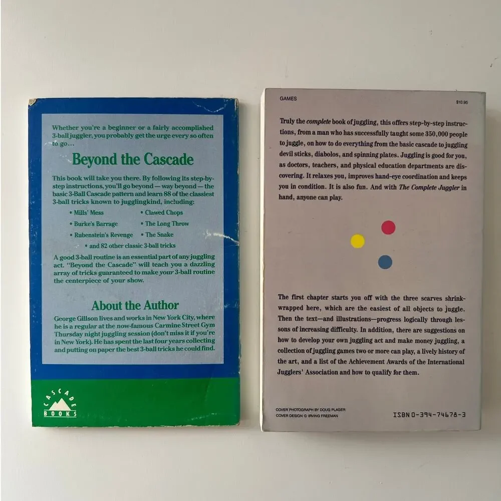 Juggling Instructional Paperback Books Excellent George Gillson Dave Finnigan